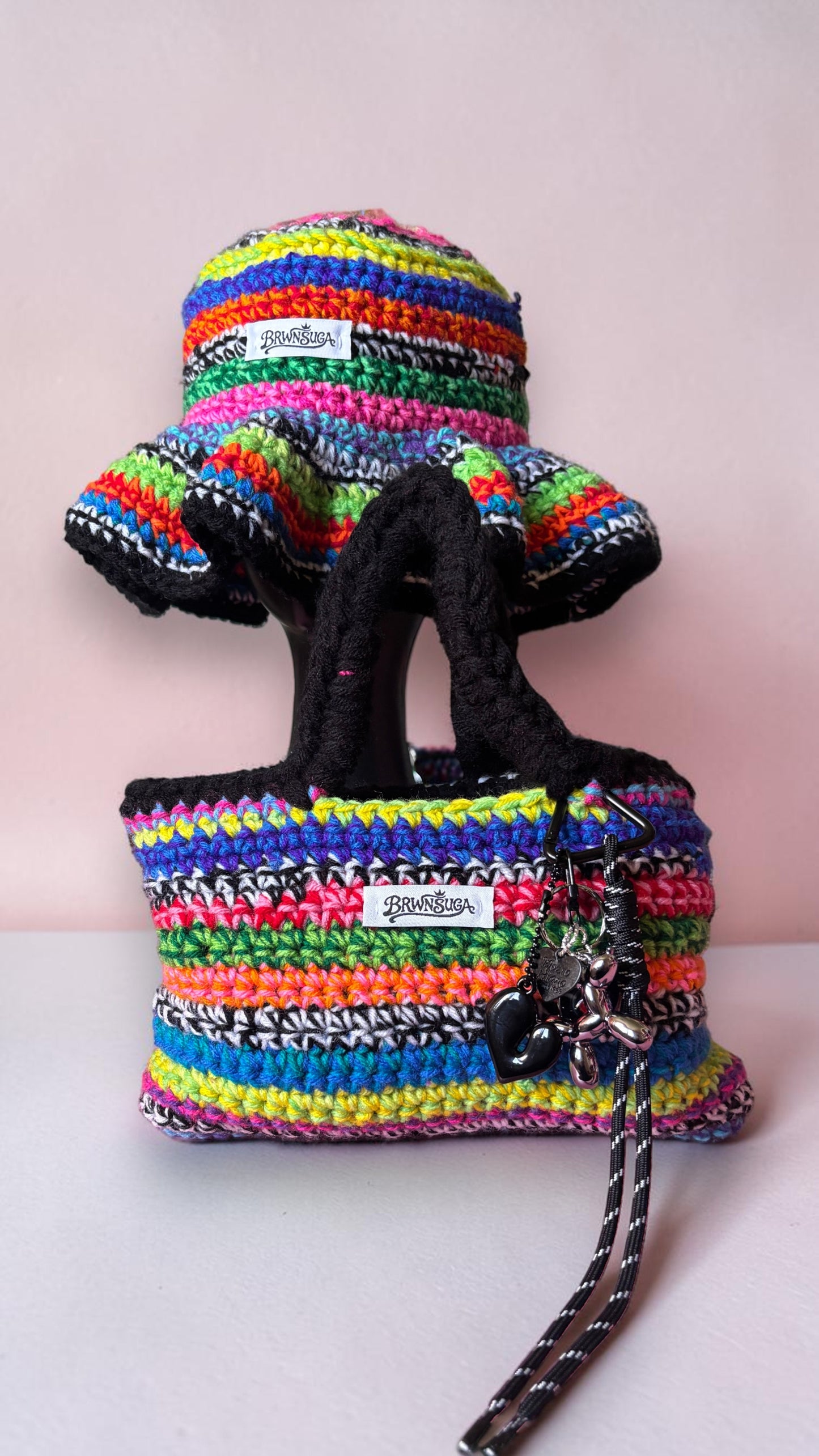 Ruffle Hat & Mini Tote Set