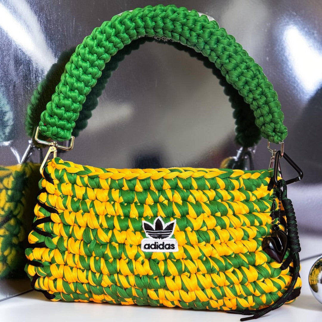 Yellow & Green Shoulder Shoulder Bag