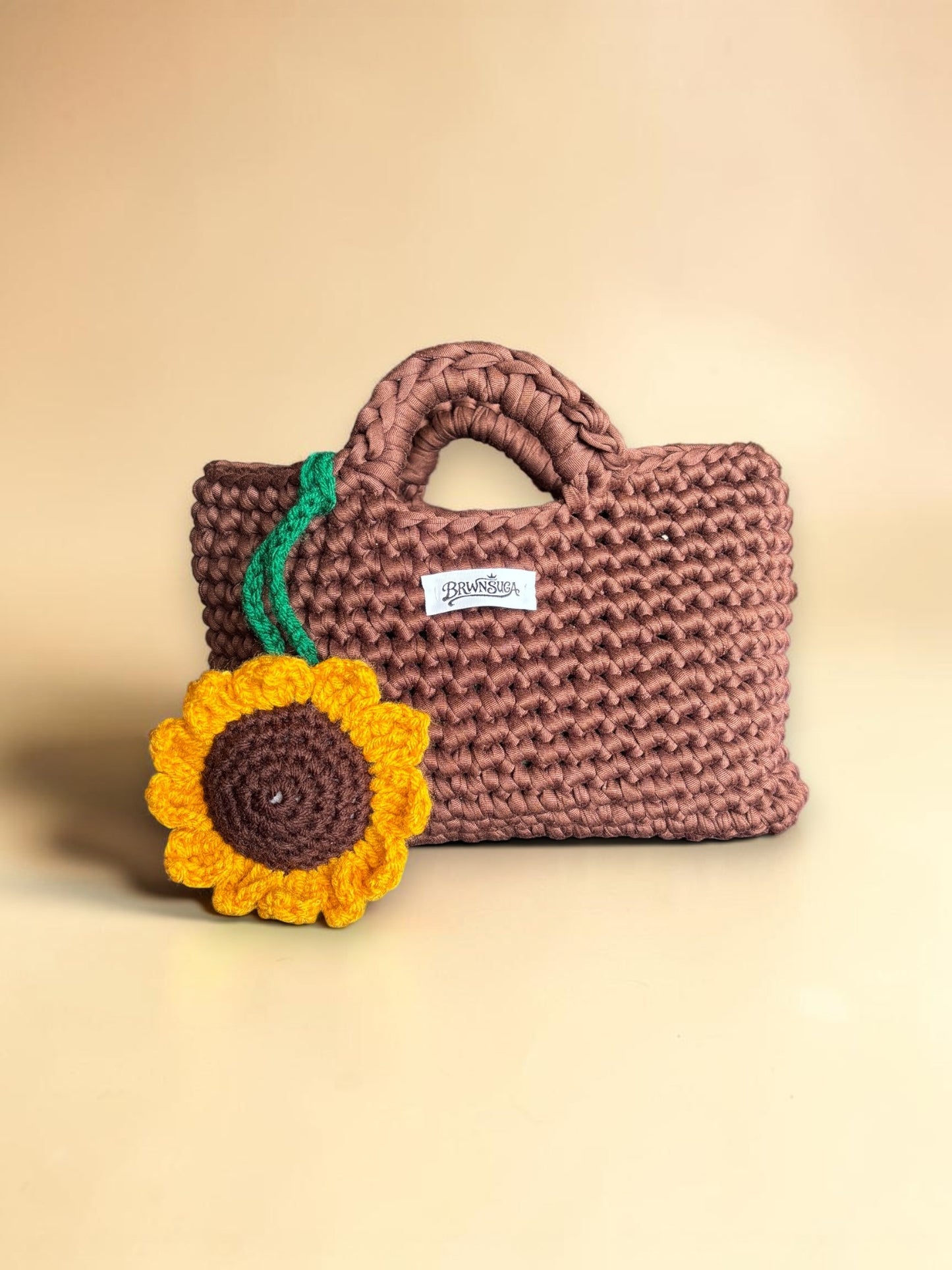 Brown Sunflower Tote (Signature)