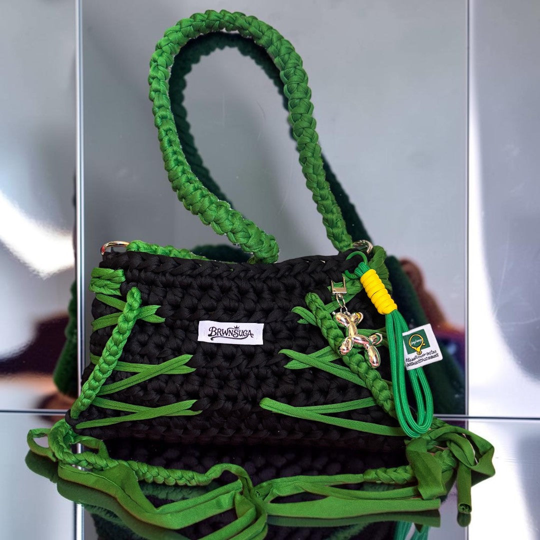 Black & Green Crossbody